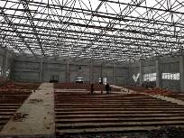 大竹三中室內體育館網架工程